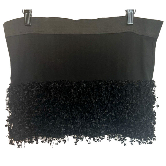 Jessica Simpson Y2K Low Rise Mini Skirt Size M Fringe Fairy Grunge Indie Punk - Picture 3 of 12